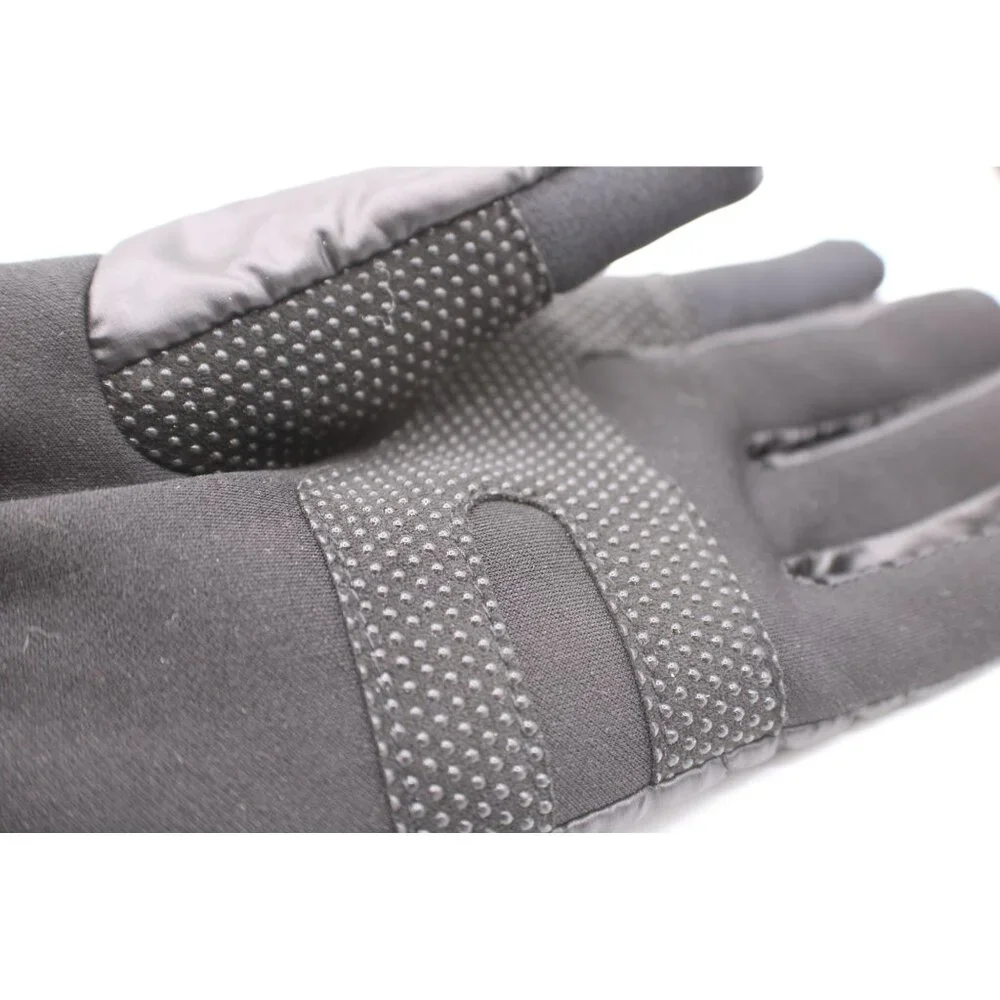 NEW Head Black Windproof Winter Gloves Sz M Fleece Line Polyester Gripper Warm